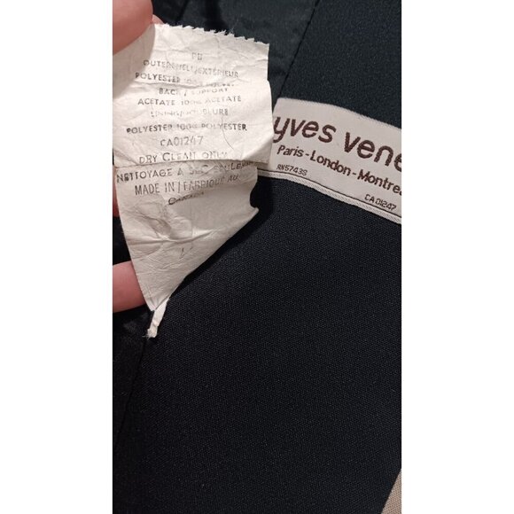 Vintage Yves Venet Trench Coat 47" Long Excellent Condition - Picture 6 of 10